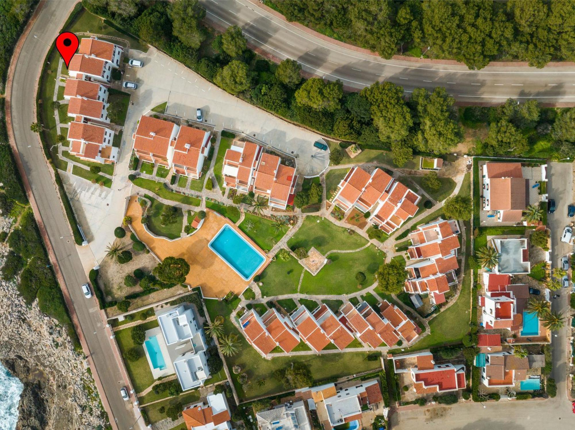 Vista Faro-Apartamento Con Balcon Que Mira Al Mar Cala en Bosch Esterno foto
