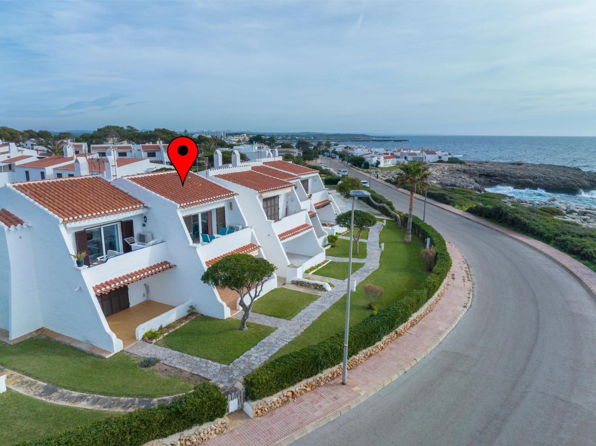 Vista Faro-Apartamento Con Balcon Que Mira Al Mar Cala en Bosch Esterno foto